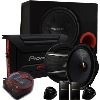 Pioneer 1400 Watt Ses Sistemi Seti Bass + Amfi + Mid Hoparlör + Kablo Seti